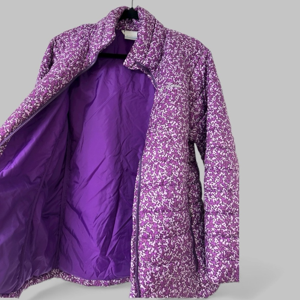 Columbia Women's Frosted Ice Printed Water-Resistant Jacket - Picture 2 of 6